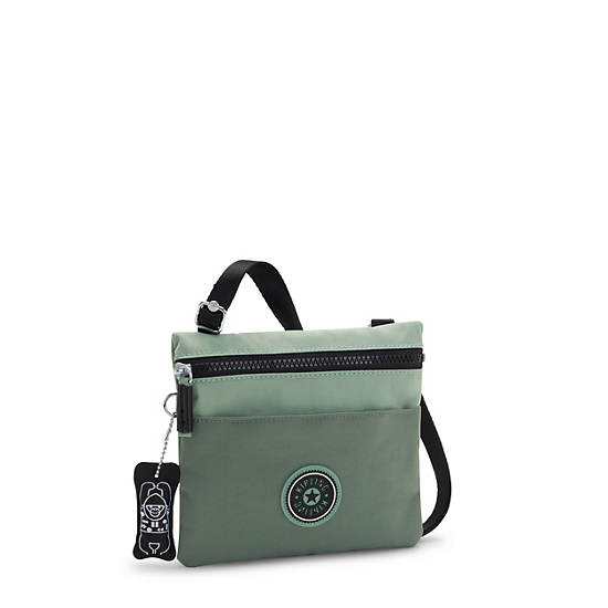 Kipling Gib Crossbody Bag Handbag Fern Green Block | AU 1265UZ